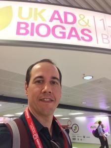 Danilo Gusmao at the AD adn BIOGAS expo